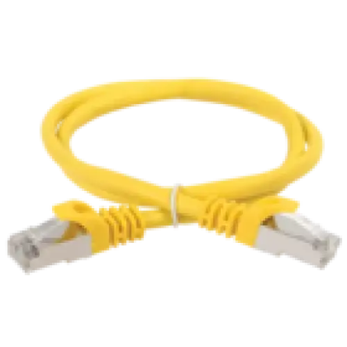 IEK ITK Коммутационный шнур (патч-корд) кат.5E FTP 3м желтый (PC05-C5EF-3M)