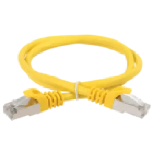 IEK ITK Коммутационный шнур (патч-корд) кат.5E FTP LSZH 10м желтый (PC05-C5EFL-10M)