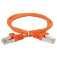 IEK ITK Коммутационный шнур (патч-корд) кат.6 FTP PVC 1м оранжевый (PC07-C6F-1M)