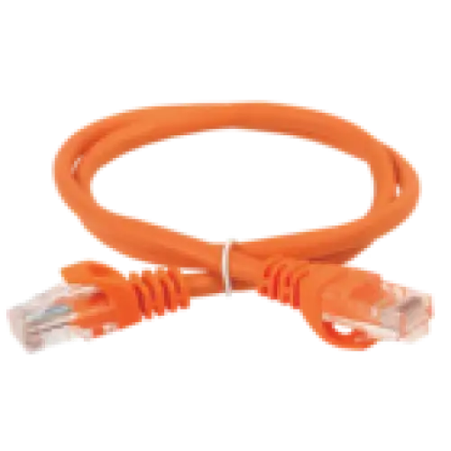 IEK ITK Коммутационный шнур (патч-корд) кат.6 UTP PVC 2м оранжевый (PC07-C6U-2M)