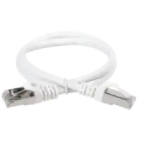 IEK ITK Коммутационный шнур (патч-корд) кат.6 FTP PVC 1м белый (PC08-C6F-1M)