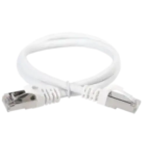 IEK ITK Коммутационный шнур (патч-корд) кат.6 FTP PVC 2м белый (PC08-C6F-2M)