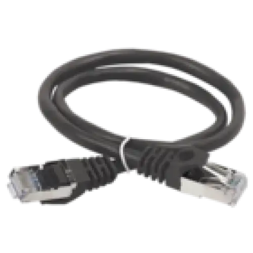IEK ITK Коммутационный шнур (патч-корд) кат.5E FTP 1,5м черный (PC09-C5EF-1M5)