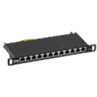 IEK ITK 0,5U патч-панель кат.6 STP 12 портов 10 (Dual IDC) (PP12-D05UC06S-D05-10)
