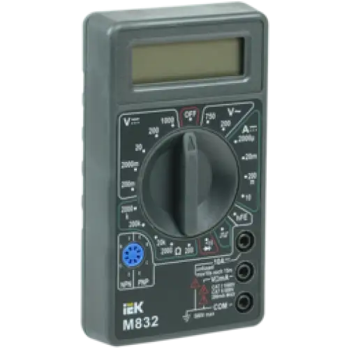 IEK Мультиметр цифровой UNIVERSAL M832 (TMD-2S-832)