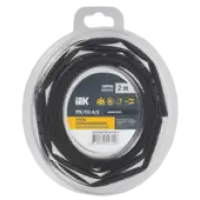IEK Трубка термоусадочная ТТУ нг-LS 4/2 черная (2м/упак) (UDR12-004-002-002-K02-T)