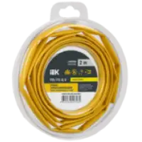 IEK Трубка термоусадочная ТТУ нг-LS 4/2 желтая (2м/упак) (UDR12-004-002-002-K05-T)