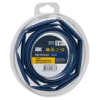 IEK Трубка термоусадочная ТТУ нг-LS 5/2,5 синяя (2м/упак) (UDR12-005-D25-002-K07-T)