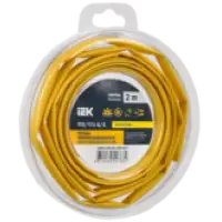IEK Трубка термоусадочная ТТУ нг-LS 6/3 желтая (2м/упак) (UDR12-006-003-002-K05-T)