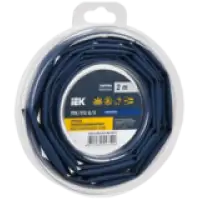 IEK Трубка термоусадочная ТТУ нг-LS 6/3 синяя (2м/упак) (UDR12-006-003-002-K07-T)