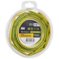 IEK Трубка термоусадочная ТТУ нг-LS 6/3 желто-зеленая (2м/упак) (UDR12-006-003-002-K52-T)