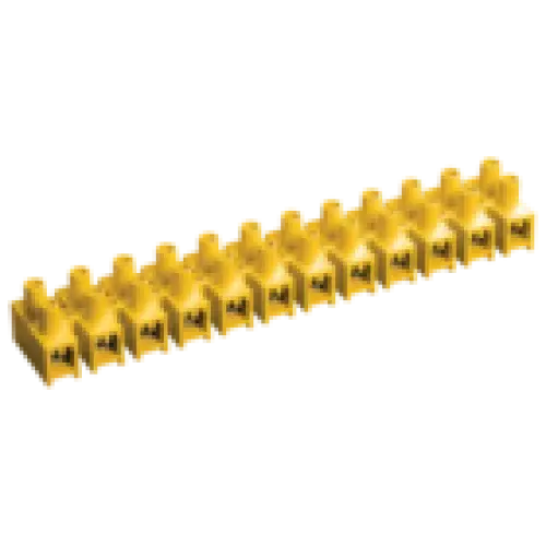 IEK Зажим контактный винтовой ЗВИ-80 н/г 10-25мм2 12пар желтый (UZV7-080-25)