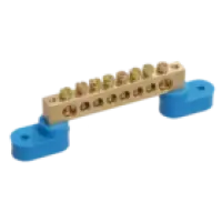 IEK Шина N ноль на двух угловых изоляторах ШНИ-8х12-4-У2-С (YNN10-812-4C2-K07)