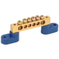 IEK Шина N ноль на двух угловых изоляторах ШНИ-8х12-6-У2-С (YNN10-812-6C2-K07)