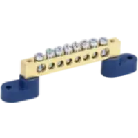 IEK Шина N ноль на двух угловых изоляторах ШНИ-8х12-8-У2-С (YNN10-812-8C2-K07)