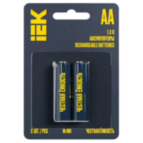 IEK Аккумулятор GREEN Ni-MH AA 2700мАч (2шт/блистер) (AAK-NIMH-06-2700-L02)