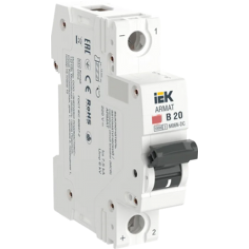 IEK ARMAT Автоматический выключатель M06N-DC 1P B 20А (AR-M06N-1-B020DC)