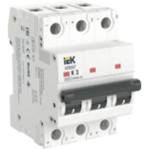 IEK ARMAT Автоматический выключатель M06N-DC 3P K 3А (AR-M06N-3-K003DC)