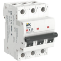 IEK ARMAT Автоматический выключатель M06N-DC 3P K 20А (AR-M06N-3-K020DC)