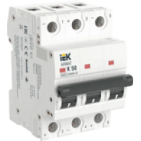 IEK ARMAT Автоматический выключатель M06N-DC 3P K 50А (AR-M06N-3-K050DC)