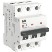 IEK ARMAT Автоматический выключатель M06N-DC 3P L 2А (AR-M06N-3-L002DC)