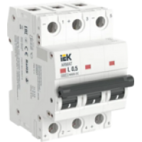 IEK ARMAT Автоматический выключатель M06N-DC 3P L 0,5А (AR-M06N-3-L0D5DC)