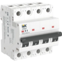 IEK ARMAT Автоматический выключатель M06N-DC 4P K 4А (AR-M06N-4-K004DC)