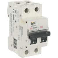 IEK ARMAT Автоматический выключатель M10N 2P B 40А (AR-M10N-2-B040)