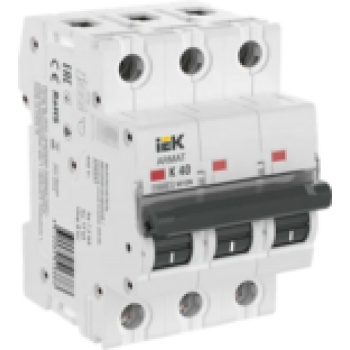 IEK ARMAT Автоматический выключатель M10N 3P K 40А (AR-M10N-3-K040)