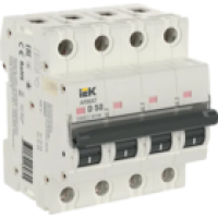 IEK ARMAT Автоматический выключатель M10N 4P D 50А (AR-M10N-4-D050)