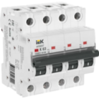 IEK ARMAT Автоматический выключатель M10N 4P K 63А (AR-M10N-4-K063)