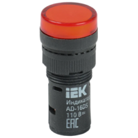 IEK Лампа AD16DS(LED)матрица d=16мм красный 24В AC/DC (BLS10-ADDS-024-K04-16)