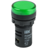 IEK Лампа AD22DS(LED)матрица d=22мм зеленый 110В AC/DC (BLS10-ADDS-110-K06)