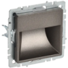 IEK BRITE Подсветка светодиодная встраиваемая ПЛ20-БрТБ темная бронза (BR-FL20-K45)