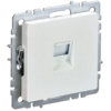 IEK BRITE Розетка компьютерная RJ45 кат.5E РК10-БрЖ жемчуг (BR-K10-1-K36)