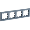 IEK BRITE Рамка 4-местная РУ-4-БрМ маренго (BR-M42-K35)