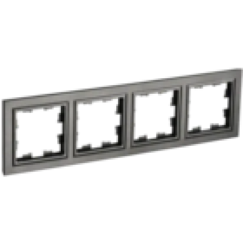 IEK BRITE Рамка 4-местная РУ-4-БрТБ темная бронза (BR-M42-K45)