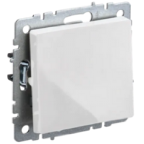 IEK BRITE Выключатель 1-клавишный проходной 10А ВС10-1-6-БрБ белый (BR-V12-0-10-K01)