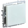 IEK BRITE Выключатель 1-клавишный проходной 10А ВС10-1-6-БрЖ жемчуг (BR-V12-0-10-K36)