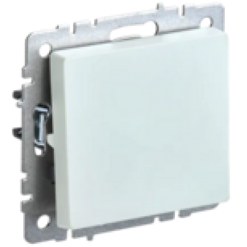 IEK BRITE Выключатель 1-клавишный проходной 10А ВС10-1-6-БрЖ жемчуг (BR-V12-0-10-K36)
