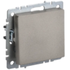 IEK BRITE Выключатель 1-клавишный перекрестный 10А ВС10-1-3-БрШ шампань (BR-V13-0-10-K37)