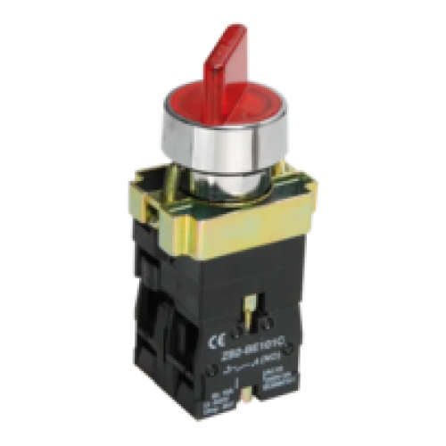 IEK Переключатель LAY5-BK2465 на 2 положения красный (BSW90-BK-2-K04)