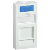 IEK ITK Вставка 45х22,5мм для 1 модуля Keystone Jack с маркером (CS6-11M)