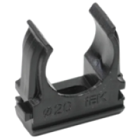 IEK ELASTA Держатель с защелкой CF20 черный (10шт/компл) (CTA10D-CF20-K02-010)