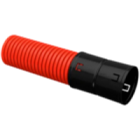 IEK Труба гофрированная двустенная ПНД d=90мм красная (50м) (CTG12-090-K04-050-R)