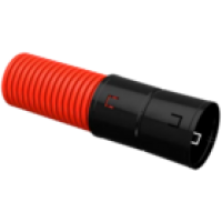 IEK Труба гофрированная двустенная ПНД d=110мм красная (100м) (CTG12-110-K04-100-R)