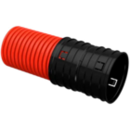 IEK Труба гофрированная двустенная ПНД d=160мм красная (35м) (CTG12-160-K04-035-R)