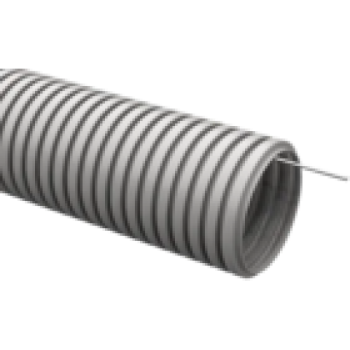 IEK ELASTA Труба гофрированная ПВХ d=16мм с зондом (100м) (CTG20-16-K41-100I)