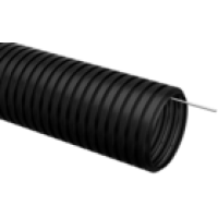 IEK Труба гофрированная ПНД d=20мм с зондом черная (10м) (CTG20-20-K02-010-1)