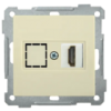 IEK Розетка HDMI РHDMI-0-Б BOLERO кремовый (EHB10-K33)